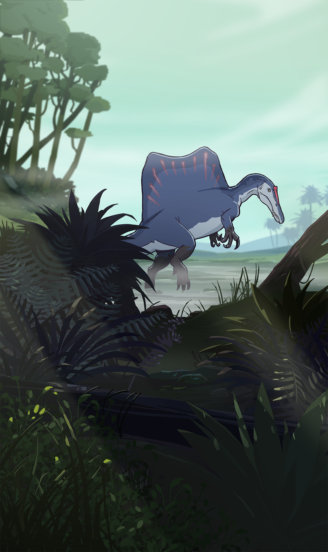 Concept art Mesozoic Life